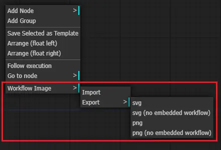 ComfyUI Custom Scripts ワークフローイメージ保存